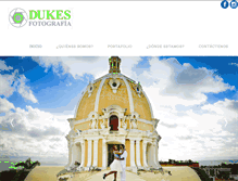 Tablet Screenshot of dukesfotografia.com